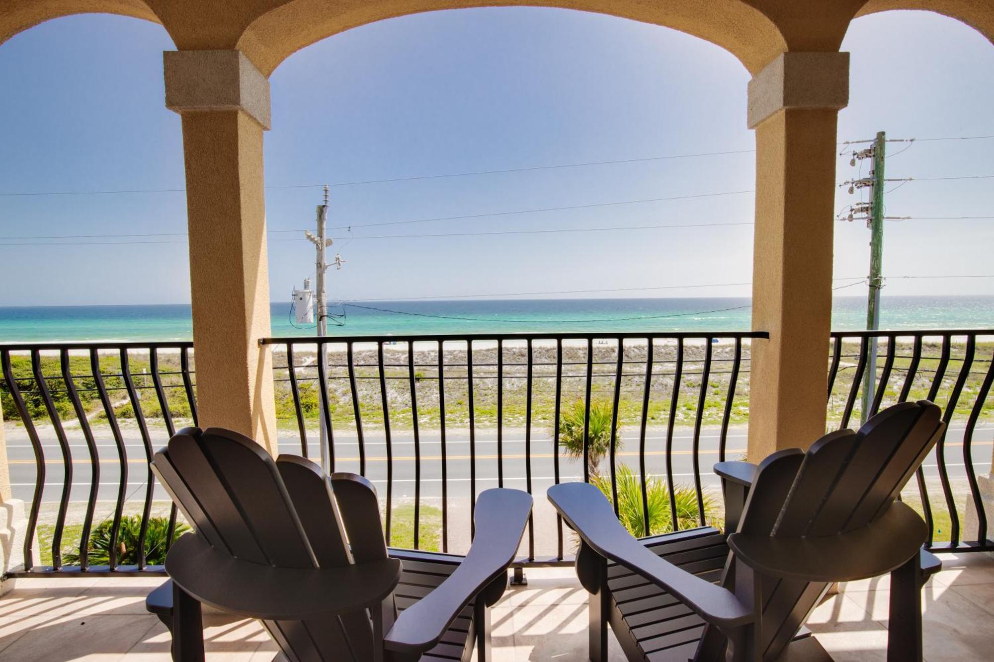 2 Gulf View Balconies! 3 Story Townhome With 4 Bedrooms, 4 Bathrooms! Sleeps12 Panama City Beach Exterior foto